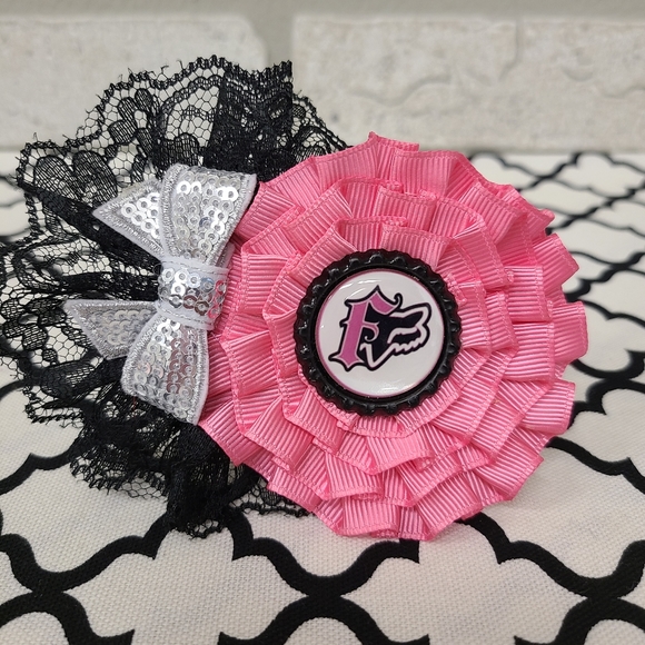 Bundle of 6 FOX Racing Headbands Black Pink Green - Picture 2 of 7